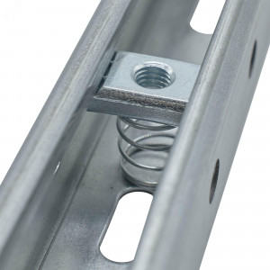 Гайка для подвешивания профиля М10х40 оцинкованная CM161000