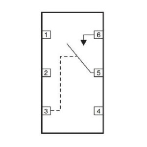 FSA6157L6X, ИС аналогового переключателя LowRON SPDT Negative Swing Audio or Video