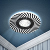 DK LD32 BK /1 Светильник декор cо светодиодной подсветкой MR16, 220V, max 11W, черный (50/1000) Б0046908