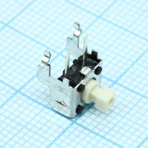 B3F3150, Кнопка тактильная 6х6мм угловая h=3.9.6mm усилие нажатия 0.98N(100гр) 0.05А 24В монтаж в отверстие