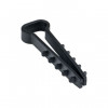 Дюбель-хомут (5х10 мм) для плоского кабеля черный (10 шт.) PROxima plc-cd-5x10b-r