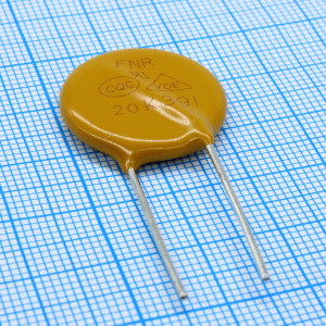 FNR-20K391, Варистор 390В пиковый ток 100А