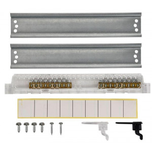 Корпус пластиковый встраиваемый на 18 модулей ЩРВ-П-18 IP41 UNION Compact белая дверь UIC-KP13-V-18-41-K01