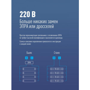 Лампа светодиодная 24Вт T8 4000К нейтр. бел. G13 220В 1500мм КОСМОС Lksm_LED24wG13T840GL