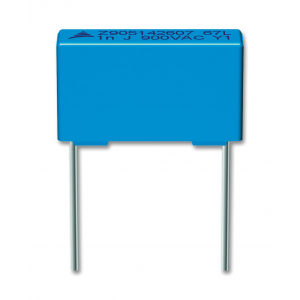 B32672L1223J000, Конденсатор металлоплёночный полипропиленовый 0.022мкФ 1600В ±5% (18х8.5х14.5мм) радиальный высокотемпературный 15мм 125°С автомобильного применения россыпь