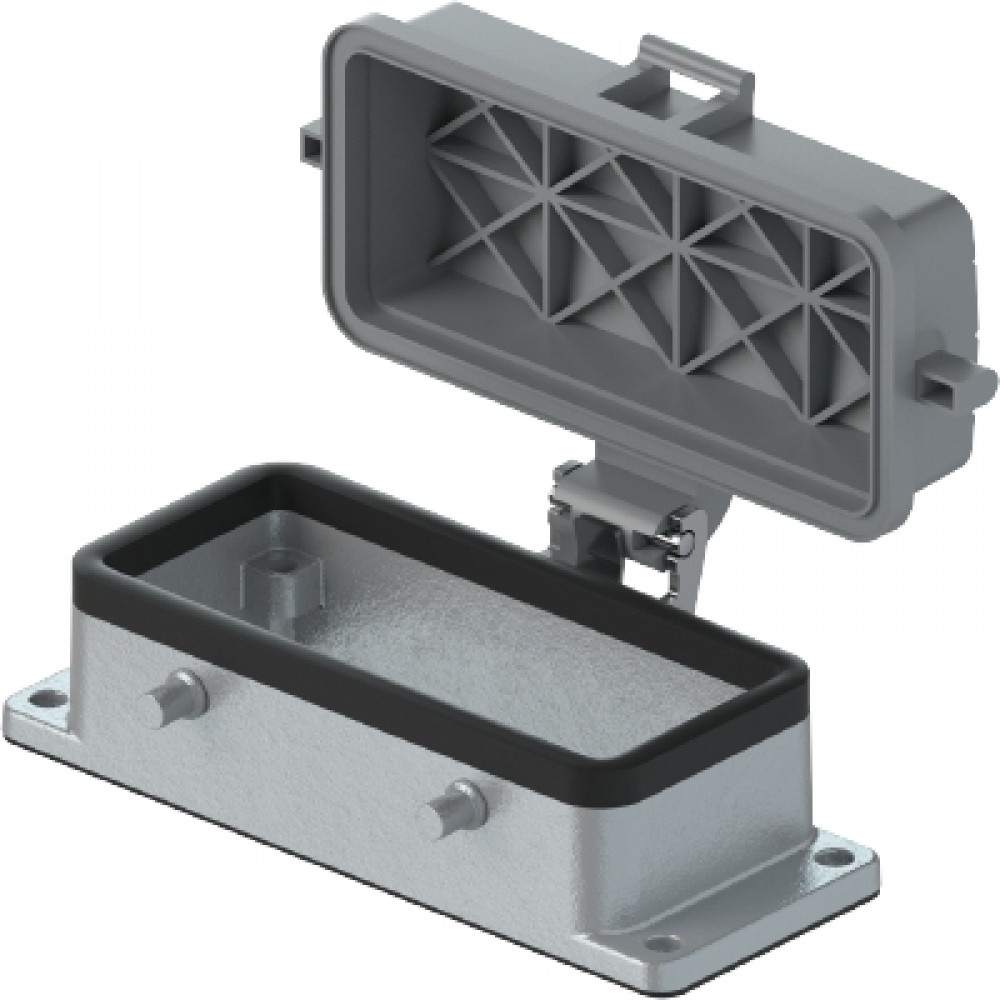 Изображение товара Открытое основание разъема 70.325.1628.0 для панелей алюминиевый сплав 16B