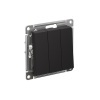 Выключатель 3-кл. СП AtlasDesign 10А IP20 (сх. 1+1+1) 10AX механизм карбон SE ATN001031