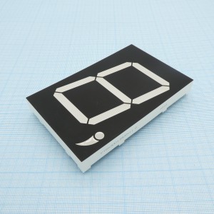 FYS-30011BUG-11, 1 разрядный индикатор 76мм/зеленый/570нм/30-80мкд/ОА