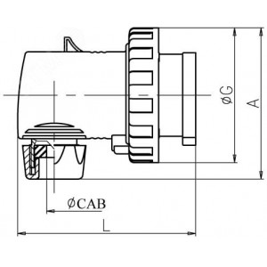 Коробка пластиковая FS с гладкими стенками и клеммниками, IP56, 100х100х50 мм, 6р, 450V, 6A, 4 мм2 FSB10604