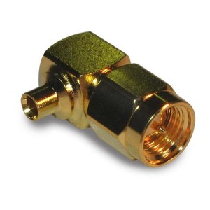 132111, РЧ соединители / Коаксиальные соединители SMA RIGHT ANGLE PLUG STANDARD CABLE