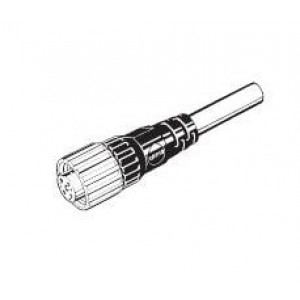 XS2F-M12PVC3S5M, Кабели для датчиков / Кабели для приводов PVC 5M Cable 3Core M12 Straight Socket