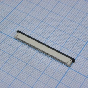 FPA-WZB-30 (1.0мм), Разъем для плоского шлейфа, 30 контактов, шаг 1.0мм, нижние контакты