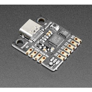 4513, Макетные платы и комплекты - другие процессоры Serpente - Tiny CircuitPython Prototyping Board - USB C Socket