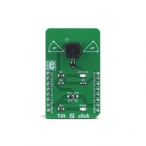 MIKROE-3343, Инструменты разработки многофункционального датчика Tilt 2 Click
