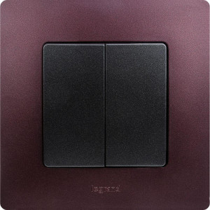 ETIKA Рамка 1 пост сливовая 672561