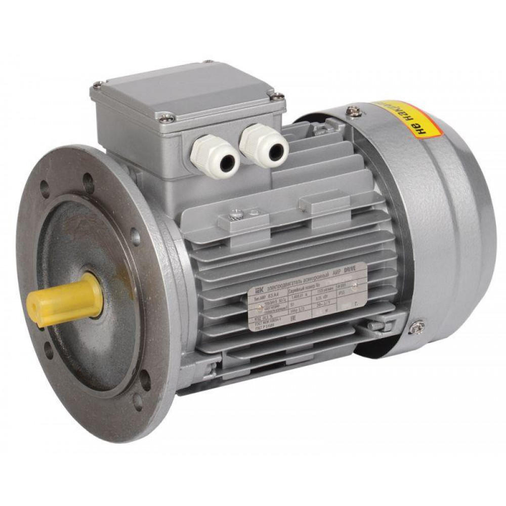 Изображение товара Электродвигатель асинхронный IEK 0.55кВт 3ф 3000об/мин IP55 63B2
