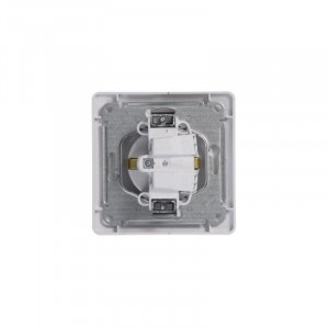 Розетка 1-м СП Glossa 16А IP20 с заземл. в сборе бел. SE GSL000142
