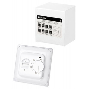 Термостат для теплых полов ТТП 16А 250В с датчиком 3 м белый SQ1805-1062