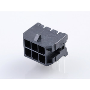 430450601, Разъем штыревой двухрядный угловой на плату