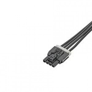 145130-0403, Шнуры питания для постоянного тока Nano-Fit 300mm Cbl SR 4Ckt Blk