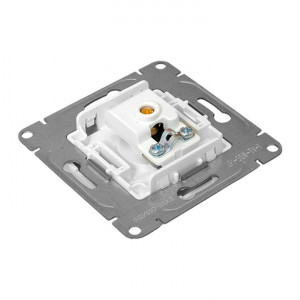 Механизм розетки TV, одиночная, белый Эпика EKF UP1-SOW-TV-1