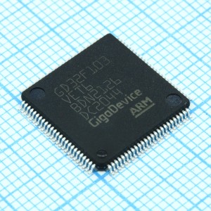GD32F103VET6, Микроконтроллер GD 32-бит ядро ARM Cortex M4 96кБ ОЗУ 3МБ Флэш-память 108МГц