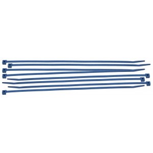 gws196349, Хомуты нейлоновые, 200х3.6 мм, цвет – синий, 100 шт/упак