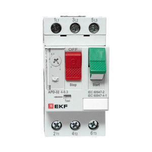 Автомат пуска двигателя АПД-32 4-6,3А EKF apd-me-6.3