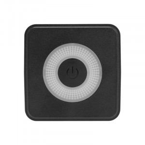 Двойник электрический Куб 16А с/з+2хUSB-A 2.4А+USB Type-C 3А с ночной подсветкой черн. 11-1252