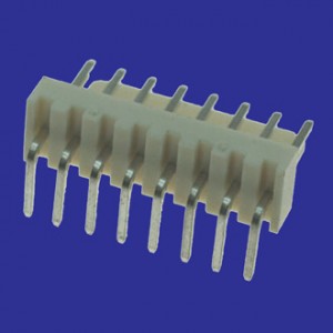 WF-08R PITCH 2.54MM, Разъем питания 8 контактов, вилка угловая на плату, шаг 2,54мм
