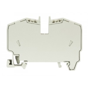 Проходная клемма WKF 6/35, Проходная клемма, тип фиксации провода: пружинный, номинальное сечение: 6 мм кв., 41A, 800V, ширина: 8 мм, цвет: серый, тип монтажа: DIN35