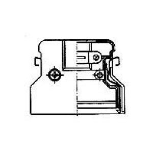 5749191-1, Кожух прямоугольного разъема металлический на кабель