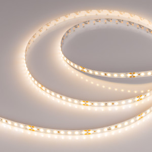 Лента DOT-X128-8mm 24V Warm3000 (11 W/m, IP20, 5m) 040235, Лента DOT с видимой световой точкой. Светодиод Point Light, 128 шт/м (640 шт на 5 м), белая плата, ширина 8 мм, скотч 3M. Цвет ТЕПЛЫЙ 3000 K, цветопередача CRI>80, угол 145°. Питание 24 В, мощность 11 Вт/м (55 Вт на 5 м). Размеры 5000x8x1.2 мм. Мин. отрез