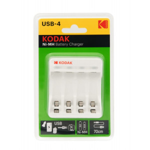 Зарядное устройство для аккумуляторов C8002B USB [K4AA/AAA] (6/24/1200) Б0047500