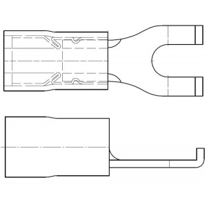 19127-0042, Клеммы FLANGED SPADE 8 16-14 AWG