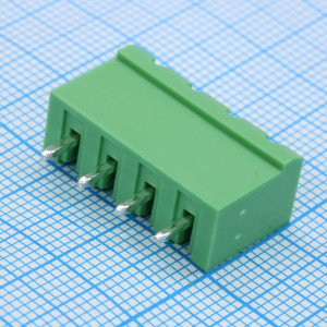 2EDGVC-5.0-04P-14-100A(H), Разъемный клеммный блок на плату, 2 контакта. Серия 2EDGVC-5.0