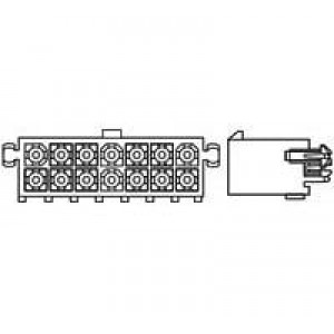 1-794077-0, Штыревые и гнездовые соединители HEADER 20 POS TIN DUAL ROW