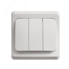 Выключатель 3-кл. СП Этюд 10А IP20 бел. SE BC10-003B