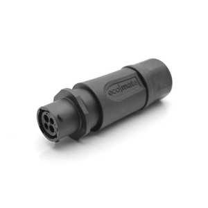 RTS1BS10N2S03, Стандартный цилиндрический соединитель Inline Receptacle 2+2 POS SZ 10 Socket