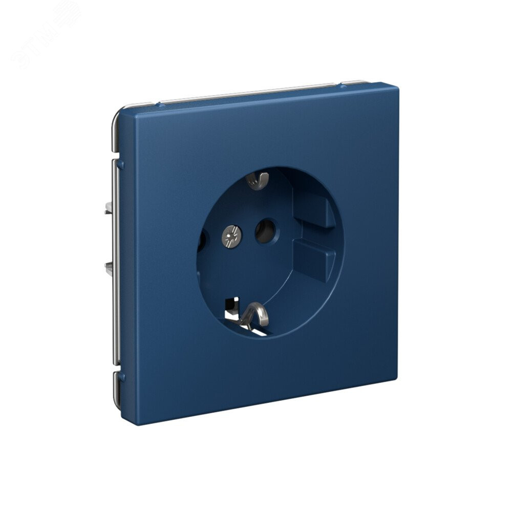 Изображение товара ARTGALLERY Розетка с заземлением 16А аквамарин GAL001143S