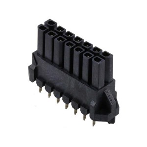 44769-1402, Проводные клеммы и зажимы VERT RECPT 14P gold w/friction pegs
