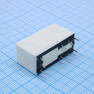 HF115F-L/5-2Z4L2TF, Реле силовое с защелкой 8А две группы на переключение катушка 5В