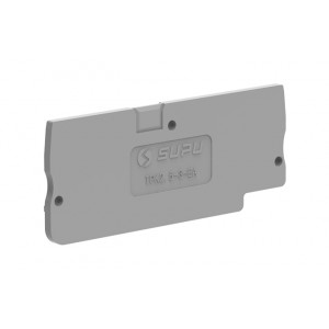 Торцевая крышка TPK2.5-3-GY-EA, Торцевая крышка, для клемм TPK2.5-3…, цвет: серый