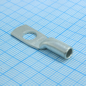 Наконечник кабельный ТМЛ 6-6-4, Наконечник кабельный медный луженый по ГОСТ кольцевой М6 под опрессовку проводов сечением 6 мм2