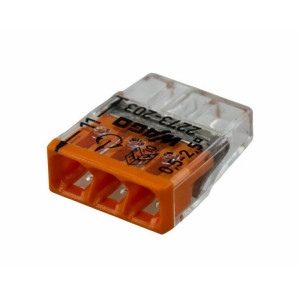 2273-203 Экспресс-клемма 3-проводная до 2,5 мм?, (100 шт./уп.) WAGO 07-5132