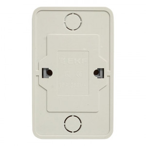 Рим Розетка 2-местная 10А без заземления белая ENR10-102-10