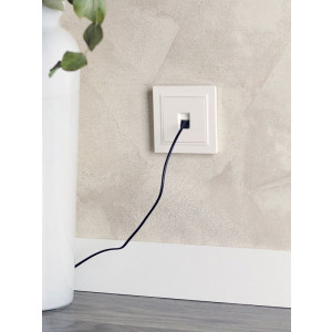 BRITE Розетка компьютерная RJ45 кат.5E РК10-БрЖ жемчуг BR-K10-1-K36