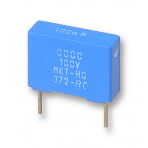 BFC237321105, Пленочный конденсатор 1мкФ 100VDC/63VAC ±10% 17,5х6х12мм 105°C