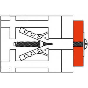 Винт М4х50 мм с дюбелем M8 06552