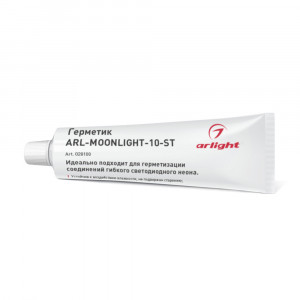 Герметик ARL-MOONLIGHT-10-ST 028100, Силиконовый герметик для герметизации соединений гибкого силиконового светодиодного неона MOONLIGHT и GALAXY. Объем 10 мл.
